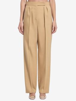 Mohair, wool and silk trousers