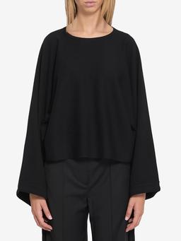 Sweater in fine wool yarn