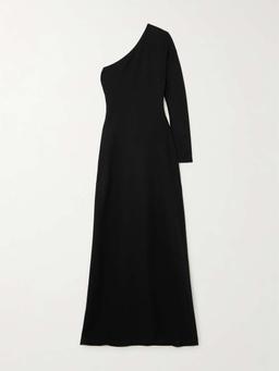 Rio one-shoulder stretch-jersey maxi dress