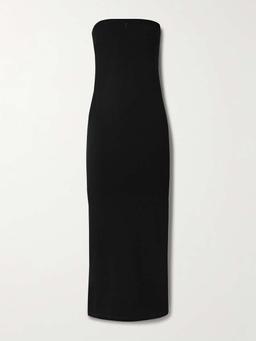 Kate strapless stretch-TENCEL™ Lyocell jersey midi dress