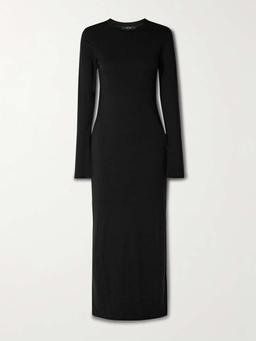 Charity stretch-TENCEL™ Lyocell jersey midi dress