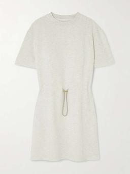 Marple 2.0 paneled mélange DoubleSoft® jersey mini dress