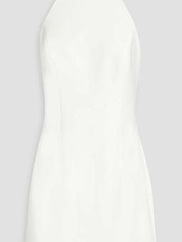 Vic crepe halterneck mini dress