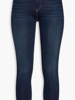 Cropped high-rise skinny jeans