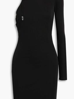 Kayleigh one-sleeve cutout jersey mini dress