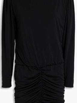 Flynn ruched jersey mini dress
