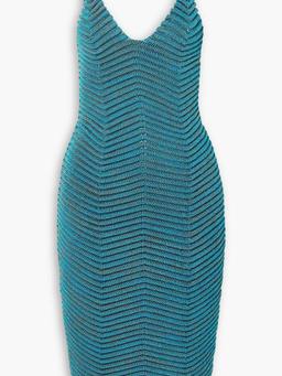 Body Curl ribbed stretch-knit midi dress
