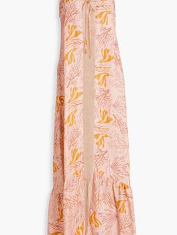 Printed twill coverup