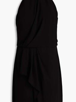 Harlow draped crepe de chine mini dress