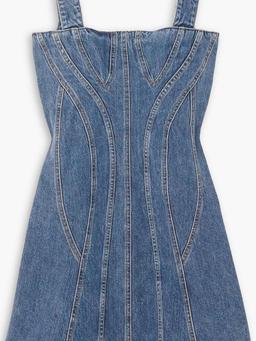Denim mini dress