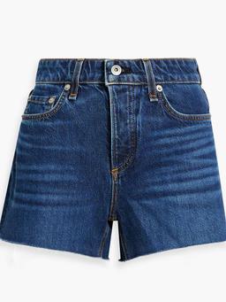 Dre frayed denim shorts