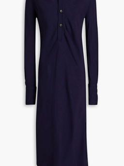 Aila asymmetric woven midi shirt dress