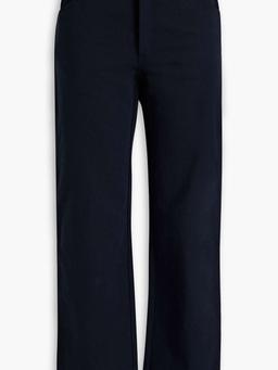 Mid-rise straight-leg jeans