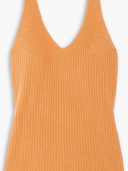 New Apple Ford ribbed silk and cashmere-blend tank