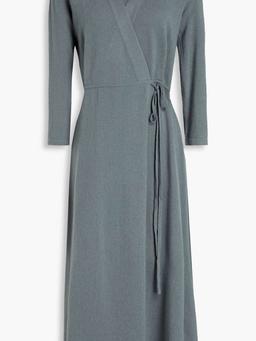 Florentina cashmere midi wrap dress