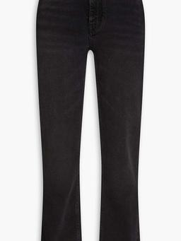 High-rise bootcut jeans