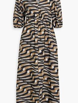 Sophia printed LENZING™ ECOVERO™ crepe midi dress