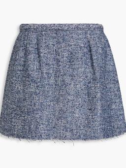 Bouclé-tweed mini skirt