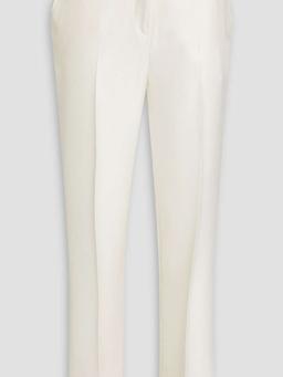 Delon silk-jacquard tapered pants