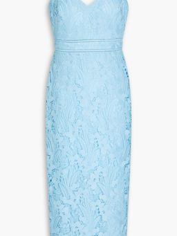 Serenity macramé lace midi dress