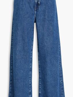 High-rise wide-leg jeans