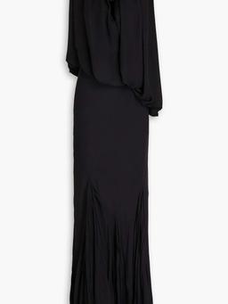 Greco ruffled silk-chiffon maxi dress