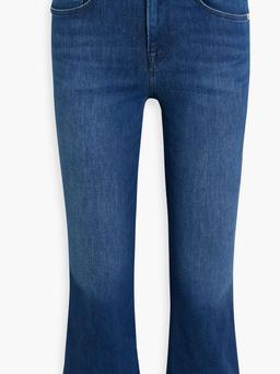Le Pixie Crop Mini Boot cropped high-rise bootcut jeans