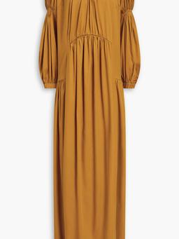 Pleated Tencel-blend™ maxi dress