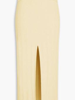 Muyta ring-embellished cotton-blend chenille maxi skirt