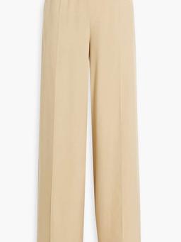 Silk wide-leg pants