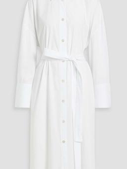 Darwin cotton-poplin midi shirt dress