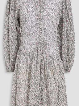 Marili floral-print cotton-voile mini dress