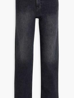 Gayle crystal-embellished mid-rise straight-leg jeans