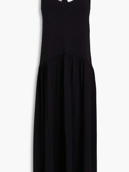 Stretch-jersey midi dress