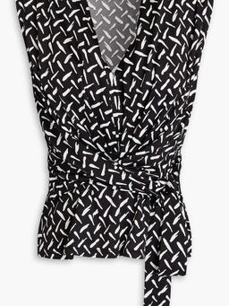 Rachael printed jersey top