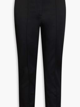 Lago cropped stretch-satin slim-leg pants