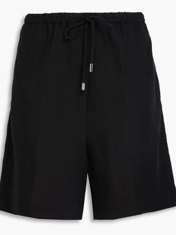 Lyocell and linen-blend shorts