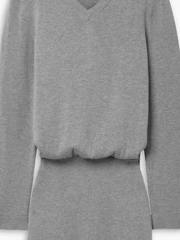 Celina silk and cashmere-blend mini dress