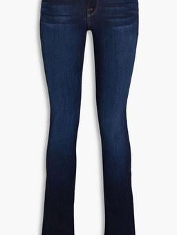 Le Mini Boot faded mid-rise bootcut jeans