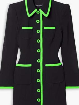 Frame crepe mini dress