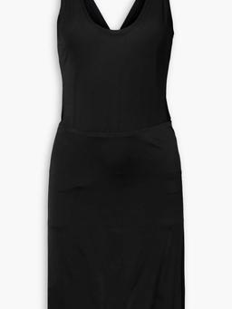 Convertible stretch-jersey mini dress