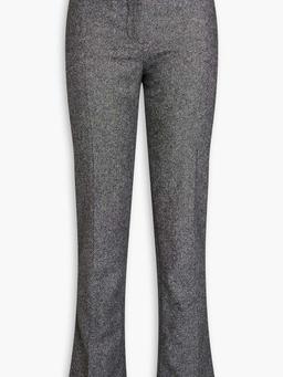 Tweed bootcut pants