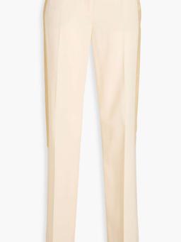 Grain de poudre wool straight-leg pants