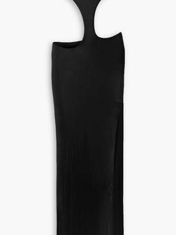 Long Carve strapless cutout stretch-jersey maxi dress