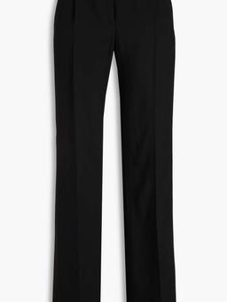 Crepe straight-leg pants