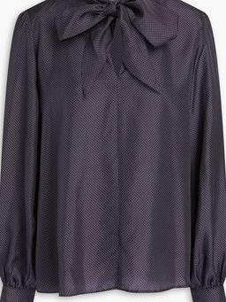 Sibylle polka-dot silk blouse