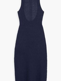 Cutout linen maxi dress