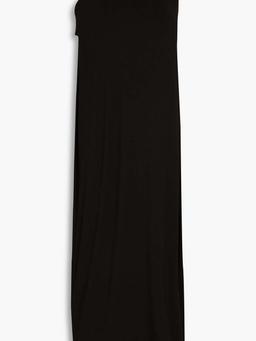 One-shoulder stretch-jersey midi dress