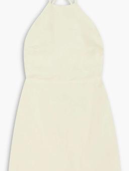 Summerland backless linen mini dress