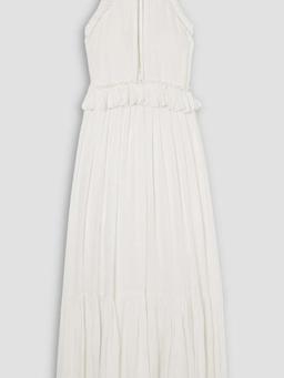 Alegra tie-detailed ruffled TENCEL™ Lyocell maxi dress